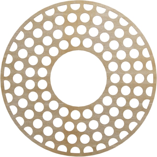 Ekena Millwork Fink Wood Fretwork Pierced Ceiling Medallion, Hickory, 36"OD x 13 1/8"ID x 3/8"T CMWP36X36X0375FFHI - main